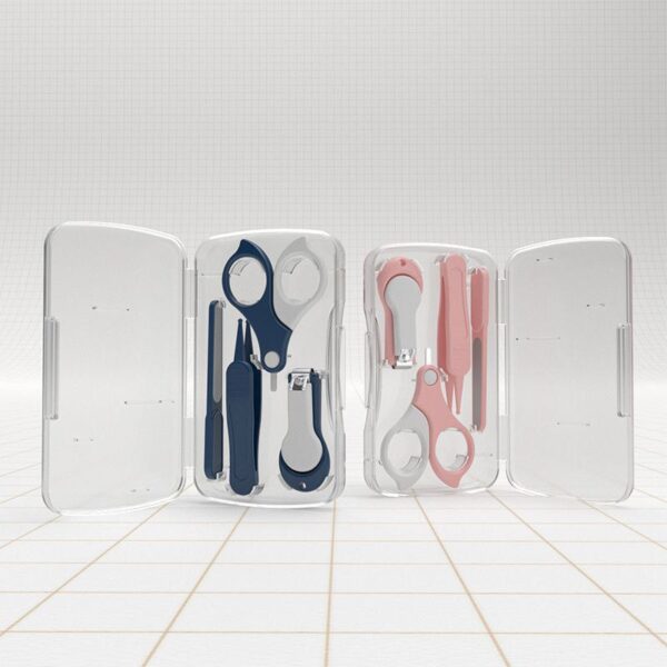 JOCXZI 1 Set Baby Nail Set 4-in-1 Baby Nail Clippers Nail Care Set Manicure Set with Baby Nail Clippers, Nail Scissors, Baby Manicure Set and Pedicure Set for Newborns, Infants, Toddlers - Image 5