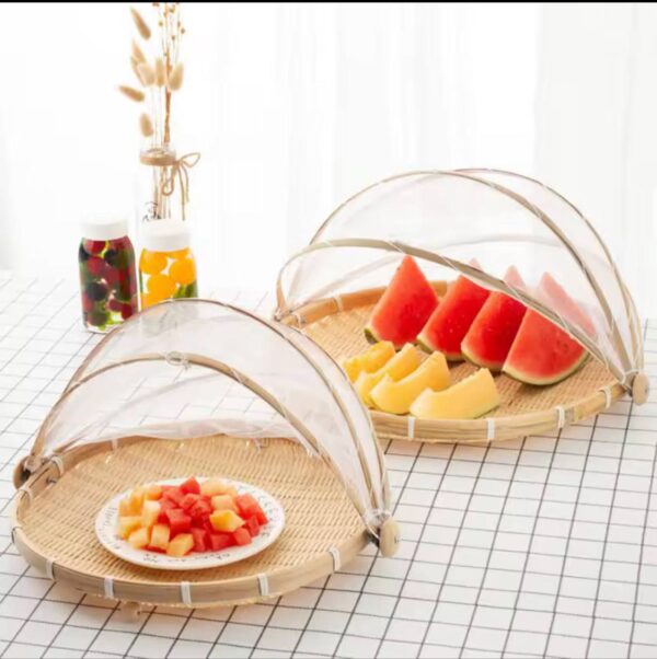 Garneck Food Tent Woven Dustpan Dry Good Dustpan Bamboo Dustpan[T744] - Image 4