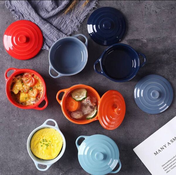 Ceramic Casserole With Lid - Image 2