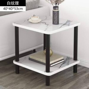 Square Shape Marble Side Stool And Table