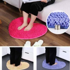 Heart Shaped Bathroom Door Mat/rug - 50*60cm