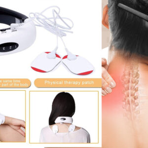 Electric Neck Massager for Cervical Pain Relief Deep Tissue Massage Vertebra Impulse Treatment Device