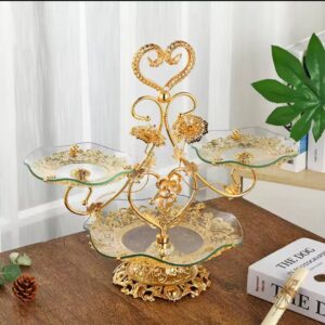 Cabilock Fruit Cake Stand Fruit Bowl Snack Fruit Plate Cake Stand Dessert Stand Serving Plate for Wedding Birthday Party Dessert Display Brand: Cabilock[T764]
