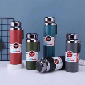 Venti Thermos Flask |SS304|for Tea Coffee Hotwater for 24Hours for School Office Travel Home Leak Proof 600/1100ML|BPA Free 100%| (800ML, Blue)