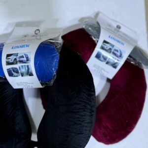 Stuffable Neck Pillow for Travel - Plush Neck Support Pillow - Large Capacity Travel Neck Pillow for Home, Business Trip, and Travel Brand: Generic[F754]