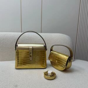 op Handle Tote Bag for Women Crocodile Print Shoulder Bag Large Capacity Crossbody Bag Retro Handbag Purse