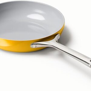 Caraway Nonstick Ceramic Frying Pan (2.7 qt, 10.5") - Non Toxic, PTFE & PFOA Free - Oven Safe & Compatible with All Stovetops (Gas, Electric & Induction) - Marigold Brand: Caraway[T65]
