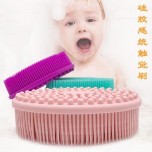 WOMEN scrubber with Scalp Massager Shampoo Brush Shower Hair Comb Durable Smooth Hair Brush for Hair Growth Skin Friendly Soft Odorless Head for Men Women Kids (MULTICOLOR/PACK OF-1)[Bs40]