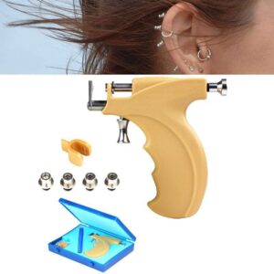 Bella Faccia Piercing Gun Shots Tool Kit Set Professional, Safe Ear, Nose Navel, Body, Tattoo Piercing Plastic Gun Tool[Bs764]