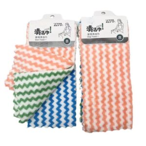 PartyKindom 10pcs Kitchen Dishwashing Cloths Set Reusable Microfiber Cleaning Towels for Dishwashing Tableware Cleaning[Bs764]