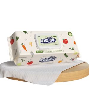 Strong Oil Removal Kitchen Wet Wipes Household Cleaning Towel for Babies Removes Stains-Clean Kitchen Household Wipes